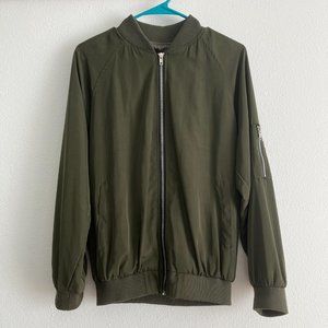 Green Bomber Jacket